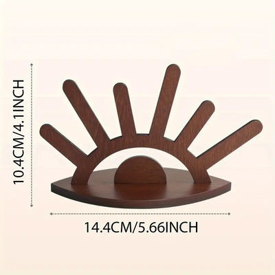 Houten ringhouder stand creatieve sieraden display voor sieraden cadeaupakket inbegrepen