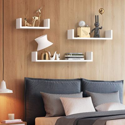 Geen opblaasbare U-vormige drijvende houten muurplank van 3 50 cm 35 cm 25 cm Keuken