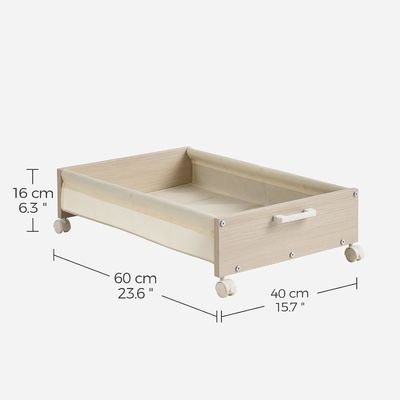 Slaapplaten onder bed opbergen Schutterijen met zware houten containers en logo aanvaardbaar
