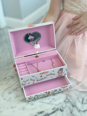 Muziekdoos Ballerina Houten Juwelen Doos Voor Kinderen En Jongens Gift Hand Cranked Toy Box