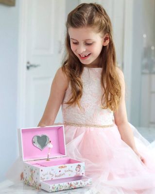 Muziekdoos Ballerina Houten Juwelen Doos Voor Kinderen En Jongens Gift Hand Cranked Toy Box