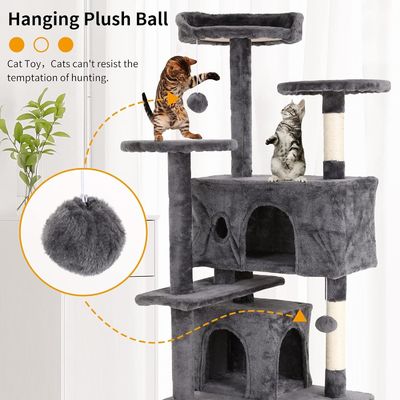 70&quot; Tall Cat Tower Climber Ladder Playhouse met houten materiaal en gepersonaliseerd logo
