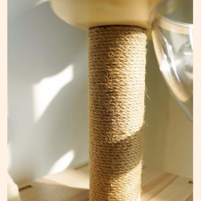 Op maat gemaakte grootte Hout Cat Tower met Multi-Level Climbing Frame Scratcher Components
