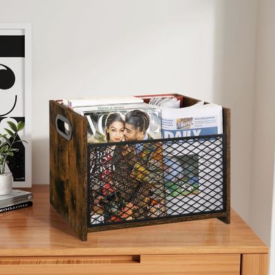 Home Decoratie Vernis Desktop opslagmandje voor brieven Boeken Kranten