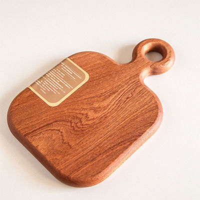 Houten brood pizza tray set van 2 maat en lasergrave druk voor de keuken