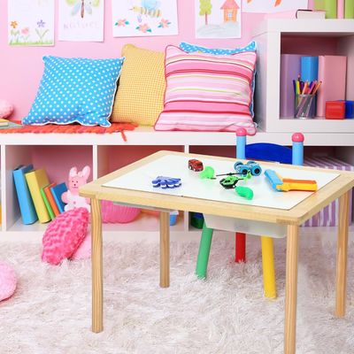 Houten sensorische tafel met 3 bakken voor peuters Stand Classificatie Niet-vouwbare rek