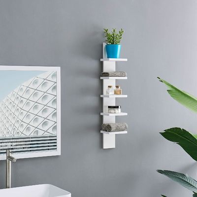 5 Tier 5.1 X 6 X 30 Witte Verticale Kolom Plank Drijvende Berging Algemeen Huismeubilair