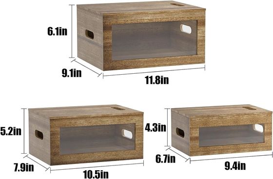 Houd uw keuken netjes en netjes met deze Acryl transparante ramen knoflook container