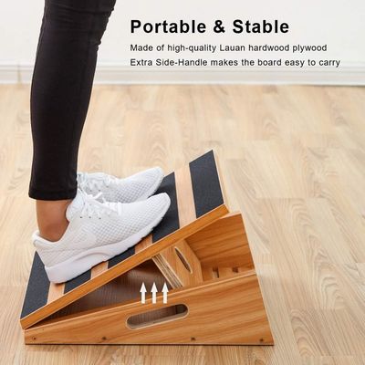 Professionele houten Slant Board Incline Calf Stretch Board voor kunstrehabilitatie