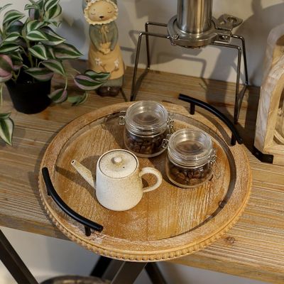 Huis Restaurant Bar Hotel Huwelijk Houten plain kleur serverende dienblad met handvat decoratief