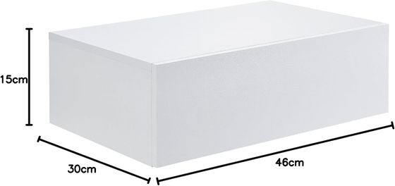 Gemakkelijke stoorkamer in de gang Vloeiend plank met een kast van massief hout 46 x 30 x 15 cm