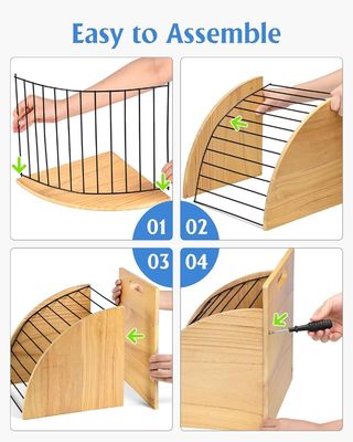 Multifunktioneel houten klembordorganisator voor klaslokaal en kantoor