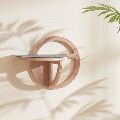 Elegante wijnverpakkingsdozen Houten katten wandtrappen Klimrakken voor opwinding