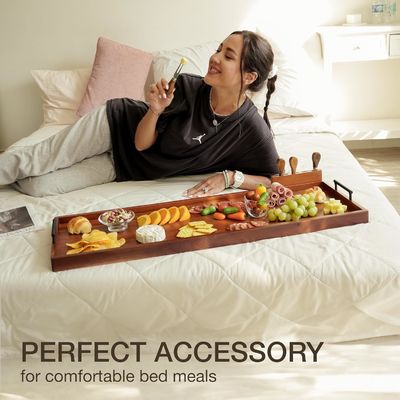 Grote houten serveerplaat Perfect voor het vertonen en serveren van uw favoriete kazen