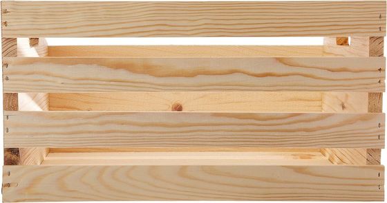 18 Lx12.5 Wx9.5 H Grote rustieke houten kist op maat voor uw huis Bruin of op aanvraag