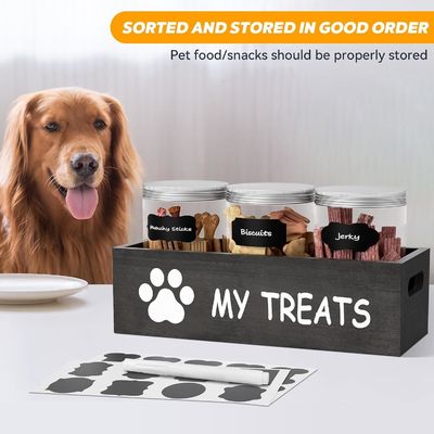 Functioneel ontwerp Luchtdicht voedselorganisator voor huisdieren voor gemakkelijke toegang en opslag 6.2*6.2*4.48