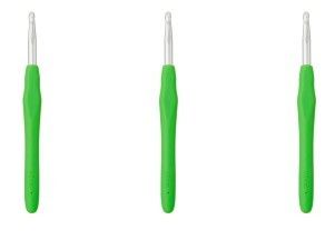 Kleine grootte haakjes voor het maken van een trui geschenkpakket en kleurrijke kant garens