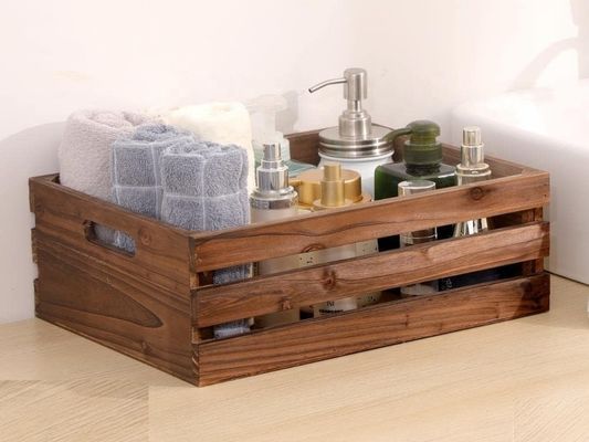 Home Decoratie Custom Set van 3 houten kratten pallets met geschilderde techniek