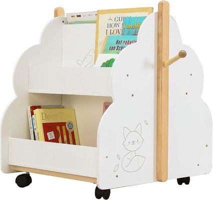 Functioneel ontwerp Multifunctionele houten boekenrek voor kinderboeken