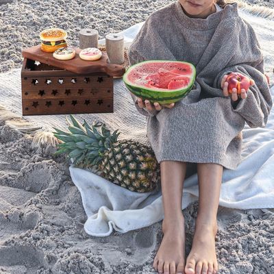 Houten kratten voor boekopslag aangepast logo Acceptabel decoratief nesten Houten kratten