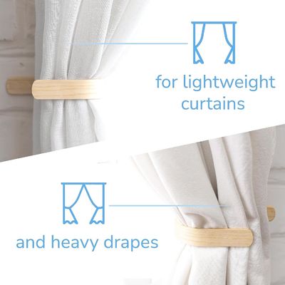 Houten gordijnen Set van 2 moderne boerderij ontwerp voor de verjaardag gelegenheid