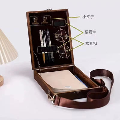 Op maat gemaakte bestelling Paulownia Hout Multifunctionele Verfdoos met opslag Concurrerende prijs