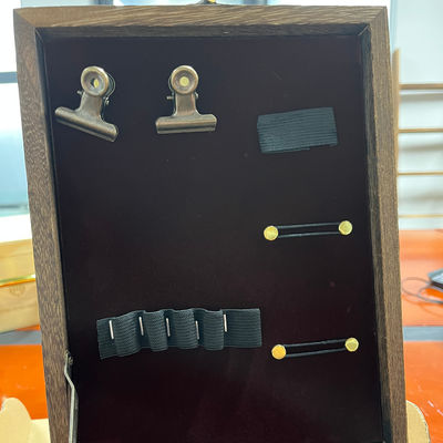 Op maat gemaakte bestelling Paulownia Hout Multifunctionele Verfdoos met opslag Concurrerende prijs