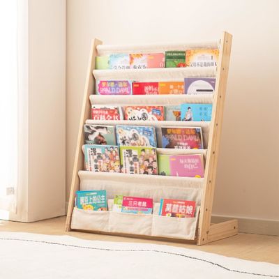 6 Tier Kinderen Boekenrek voor Slaapkamer Productrek Houten Boekenopslagrek Display