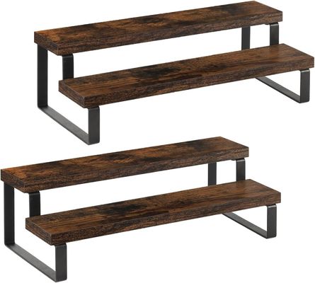 Huishoudelijke houten wasplank organisator voor rustieke weergave