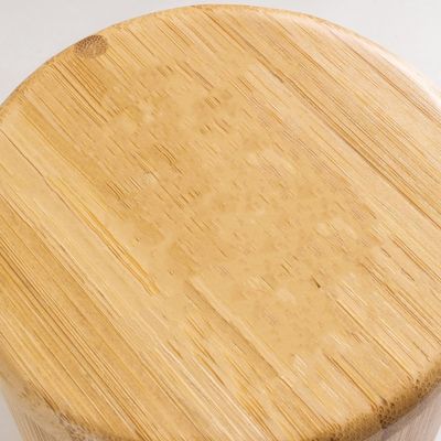 Multifunctionele bamboe zoutkelder opslagdoos met magnetisch deksel handgemaakt 6 ounce capaciteit