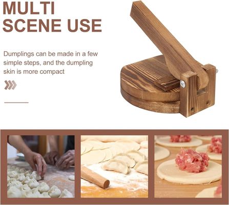 10 inch Acacia Hout Tortilla Press Maker voor zelfgemaakte Mexicaanse Tortillera gegarandeerd