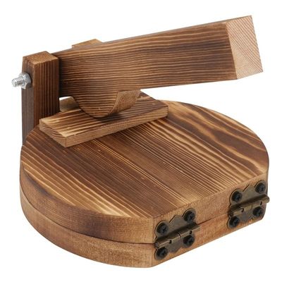 10 inch Acacia Hout Tortilla Press Maker voor zelfgemaakte Mexicaanse Tortillera gegarandeerd