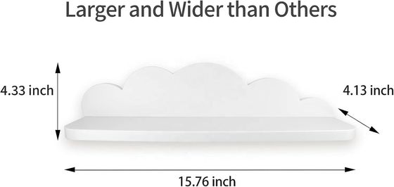 Huismeubelen Houten hangplank voor kinderen Kamer Wand Decoratie Schattige witte wolk