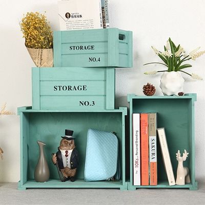 Houten nestkastjes voor handdoeken Rustieke kleine dennenhoutkastjes voor rustieke home display