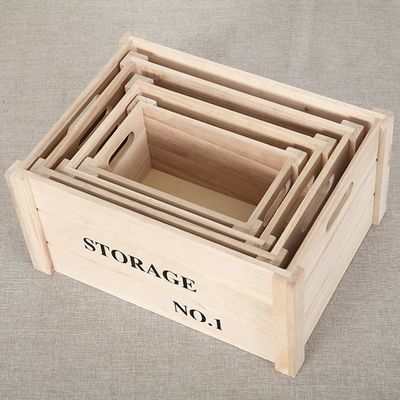 Houten nestkastjes voor handdoeken Rustieke kleine dennenhoutkastjes voor rustieke home display