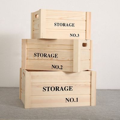 Houten nestkastjes voor handdoeken Rustieke kleine dennenhoutkastjes voor rustieke home display