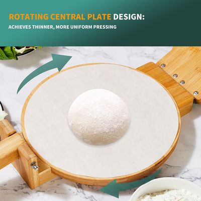 10 inch diameter bamboe tortilla press maker op maat voor zelfgemaakte Mexicaanse tortilla's