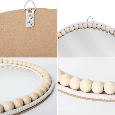 Hotel Huis Badkamer Decoratie Hout Perlen Huis Decoratieve Wand Hang voor slaapkamer Kinderkamer