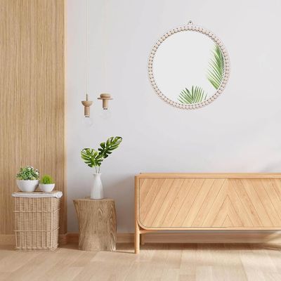 Hotel Huis Badkamer Decoratie Hout Perlen Huis Decoratieve Wand Hang voor slaapkamer Kinderkamer