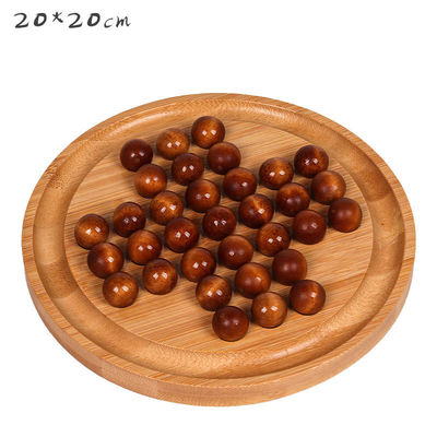 Gepersonaliseerd Logo 202407 Bamboe Eén Onafhankelijk Schaken Tafelspel voor Volwassenen en Kinderen