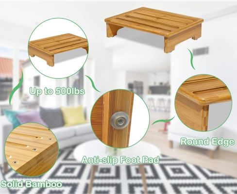 Geschenk ambachtelijke industriële massief houten voetbank perfect voor kantoor badkamer en bedden