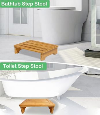 Geschenk ambachtelijke industriële massief houten voetbank perfect voor kantoor badkamer en bedden