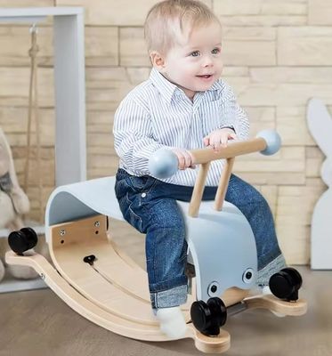 Postverpakking Y Houten kind Rijden Paard Montessori educatieve activiteit voor peuters
