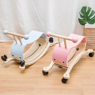 Postverpakking Y Houten kind Rijden Paard Montessori educatieve activiteit voor peuters