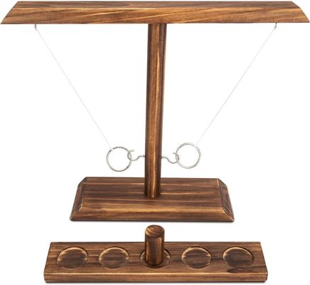 Solid Wooden Ring Hook Toss Game Populair Op maat gemaakt voor Bar's Learning Experience