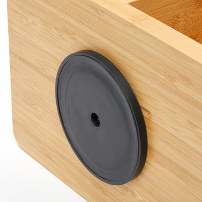 Custom bamboe 360 graden roterende make-up organisator voor het organiseren van schoonheid essentials