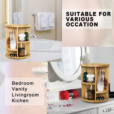 Verstelbare vanity make-up houder rek cosmetica opslag display box met aangepast logo aanvaardbaar