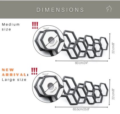 Home Meubelen Houten honingraat Wandmontage Toiletpapierhouder met weefselopslag