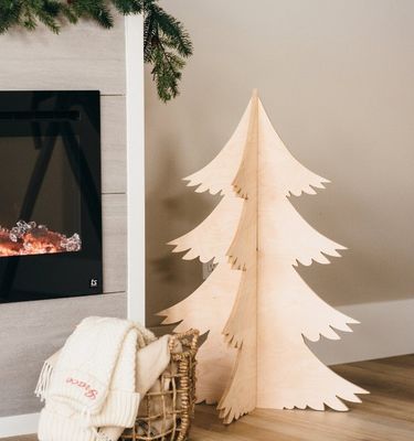 Hoog kwantiteitsvoordeel 202407 Kerstversiering Houten bomen op maat