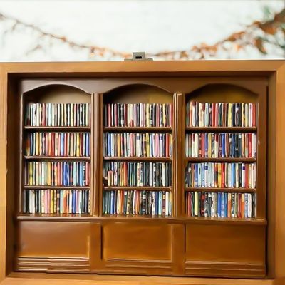 Houten Mini Book Matchbox Display Boekenplank Kas Contemporary Design voor Home Decor